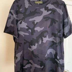 Valentino Blue Camo T-Shirt